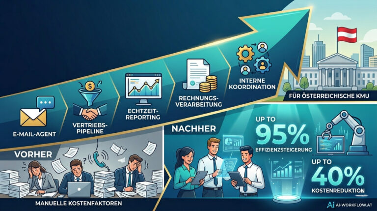 Geschäftsprozesse automatisieren: 5 KI-Workflows die sofort Zeit sparen [2026]