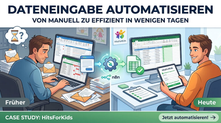 Von 3 Stunden Abendarbeit zu null: Wie HitsForKids manuelle Dateneingabe automatisierte