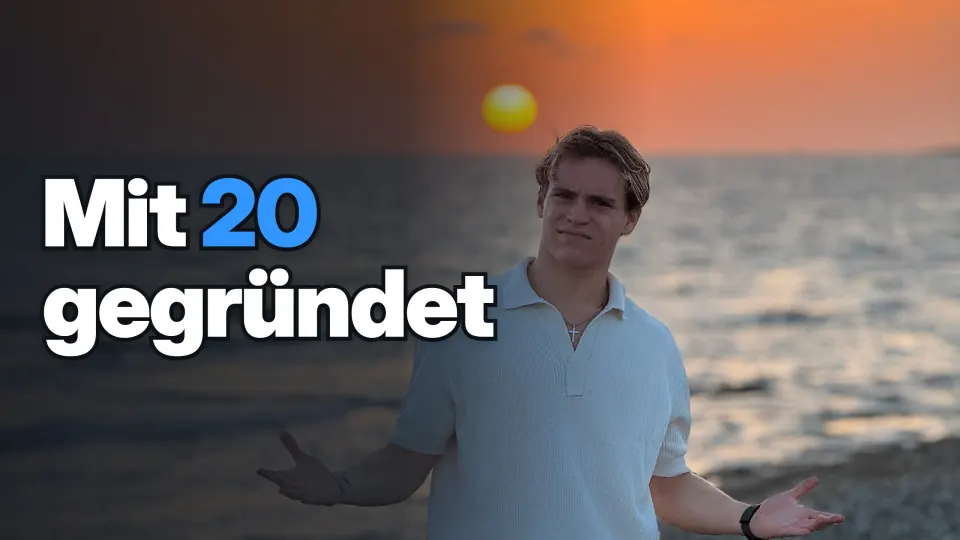Mit 20 gegründet: Mein Weg mit KI zur eigenen Firma